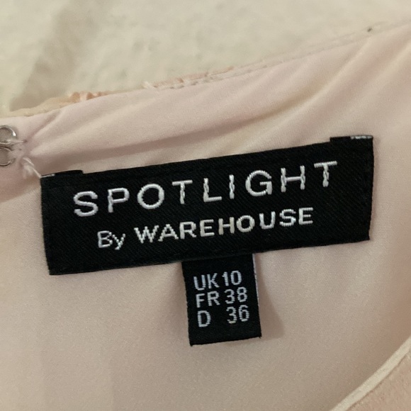 Light Peach embroidered dress - Picture 5 of 5